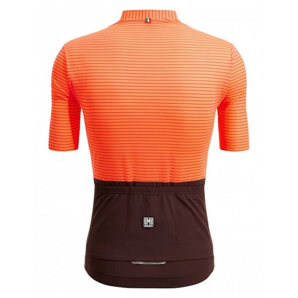 Santini Lyhythihainen Jersey Colore Riga Oranssi M Mies