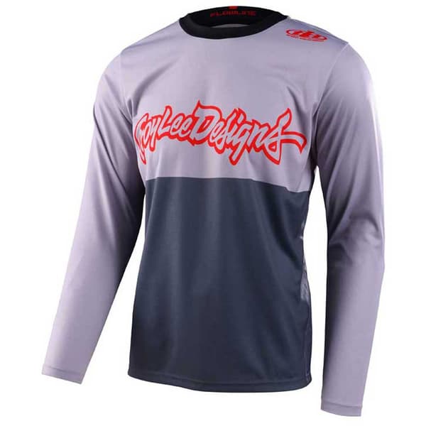 Troy Lee Designs Pitkähihainen Enduro Jersey Flowline Harmaa S Mies