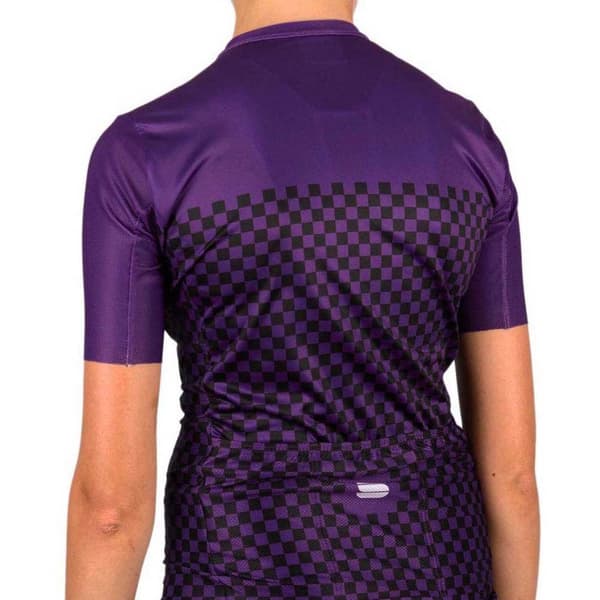 Sportful Kortärmad Tröja Checkmate Lila M Kvinna