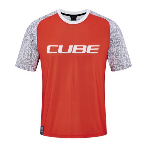 Cube Lyhythihainen Enduropaita Vertex Punainen 3XL Mies