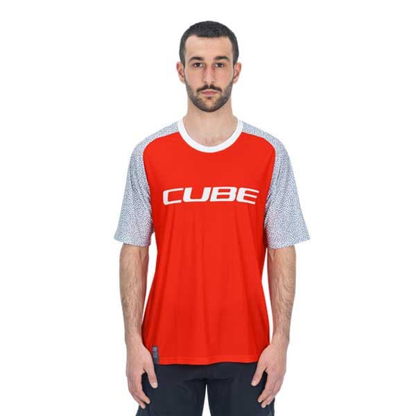 Cube Lyhythihainen Enduropaita Vertex Punainen 3XL Mies