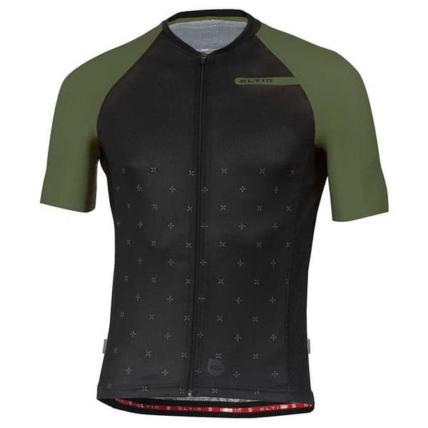 Eltin Kortærmet Jersey Resistance Grøn,Sort XL Mand