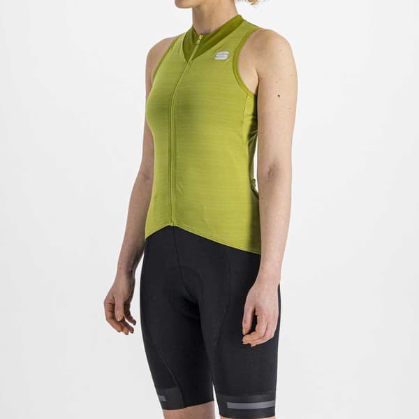 Sportful Ærmeløs Jersey Kelly Grøn L Kvinde