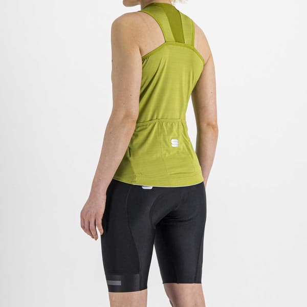 Sportful Ærmeløs Jersey Kelly Grøn L Kvinde