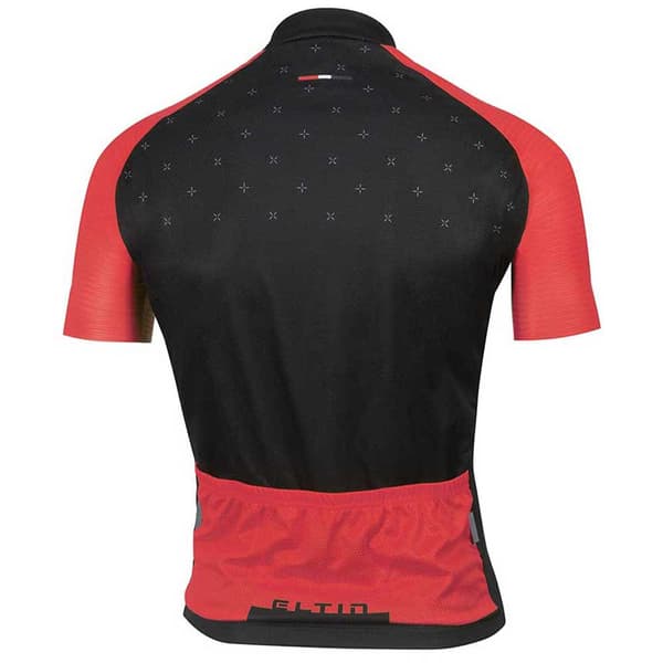Eltin Kortærmet Jersey Resistance Rød,Sort 2XS Mand