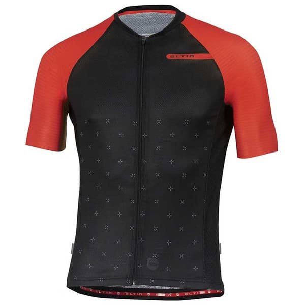 Eltin Kortærmet Jersey Resistance Rød,Sort 2XS Mand