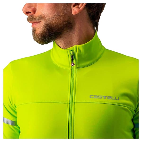 Castelli Pitkähihainen Jersey Fondo 2 Fz Vihreä S Mies