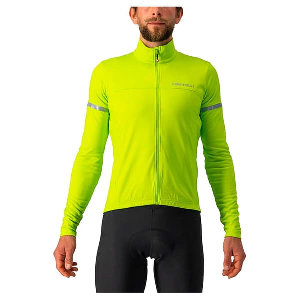 Castelli Pitkähihainen Jersey Fondo 2 Fz Vihreä S Mies