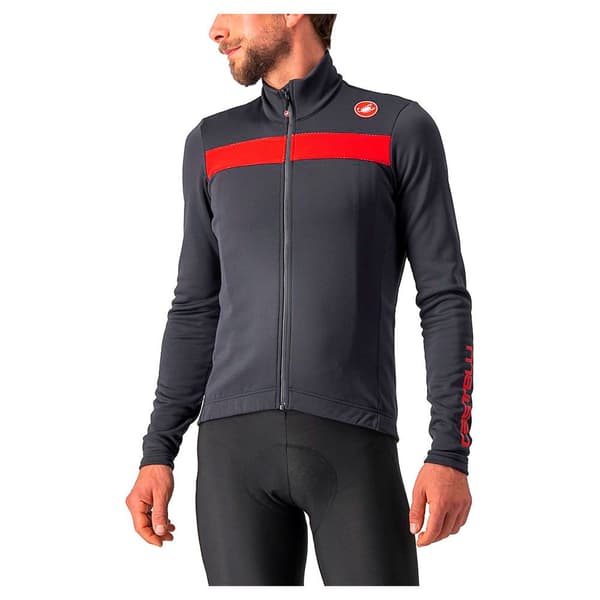 Castelli Långärmad Tröja Puro 3 Fz Svart M Man
