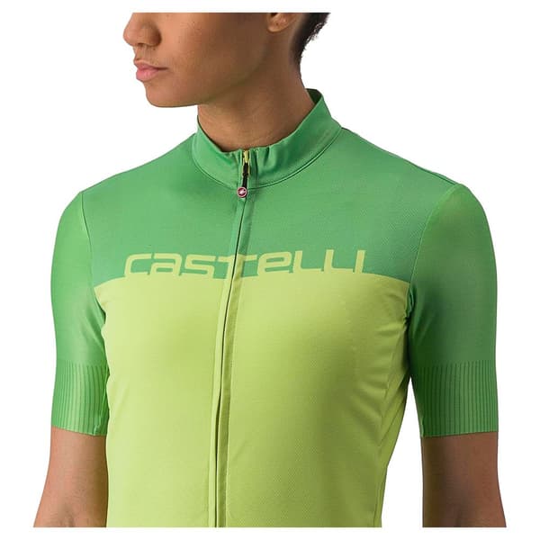 Castelli Kortärmad Tröja Velocissima Grönt S Kvinna