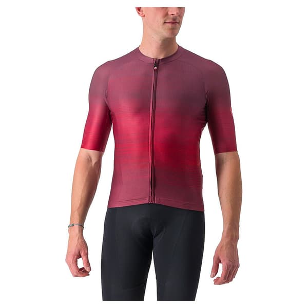 Castelli Kortærmet Trøje Aero Race 6.0 Rød XL Mand