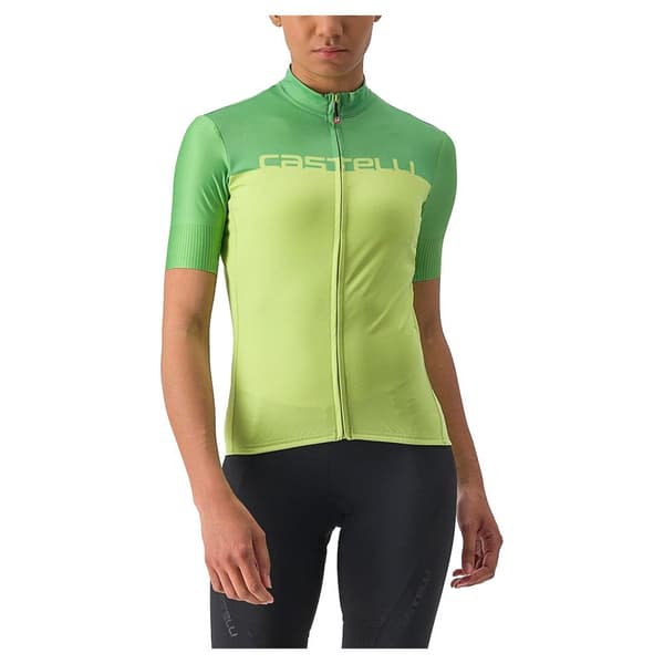 Castelli Lyhythihainen Jersey Velocissima Vihreä M Nainen