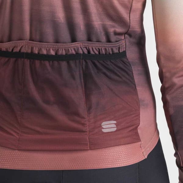 Sportful Langærmet Trøje Flow Supergiara Thermal Brun,Rød XL Mand