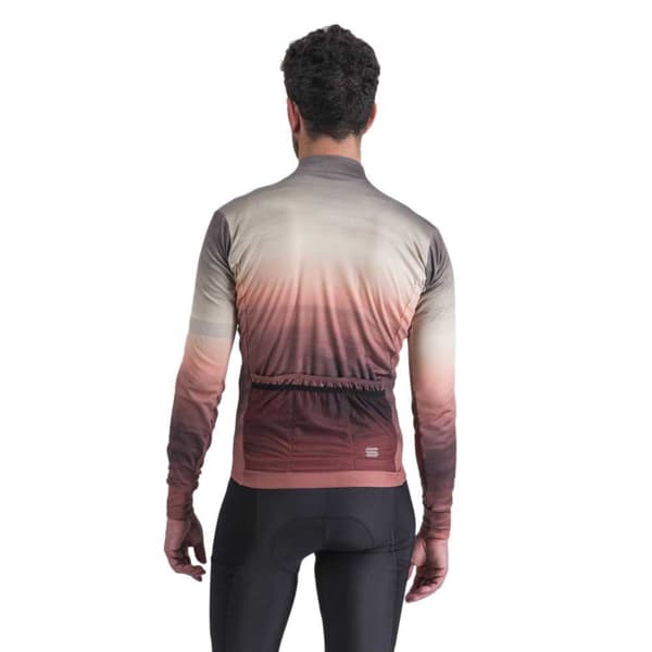 Sportful Langærmet Trøje Flow Supergiara Thermal Brun,Rød XL Mand