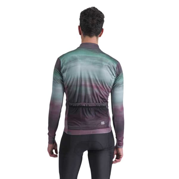Sportful Langærmet Trøje Flow Supergiara Thermal Grøn,Grå XL Mand