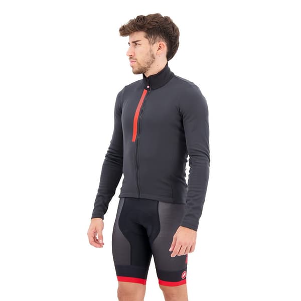 Castelli Kortærmet Trøje Entrata Thermal Grå 2XL Mand