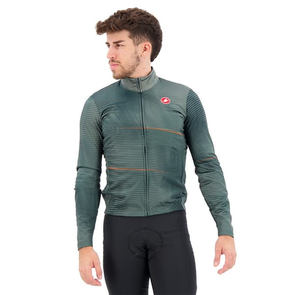 Castelli Pitkähihainen Jersey Raffica Harmaa L Mies