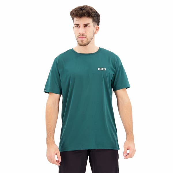 Ion Kortærmet Enduro Trøje S_logo Blå M Mand