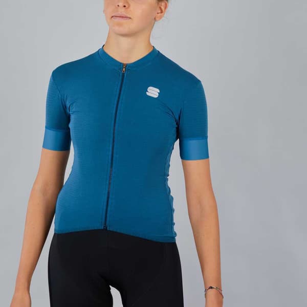 Sportful Lyhythihainen Jersey Monocrom Sininen XS Nainen