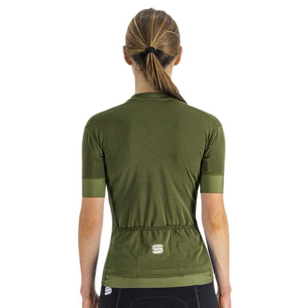 Sportful Lyhythihainen Jersey Monocrom Vihreä M Nainen