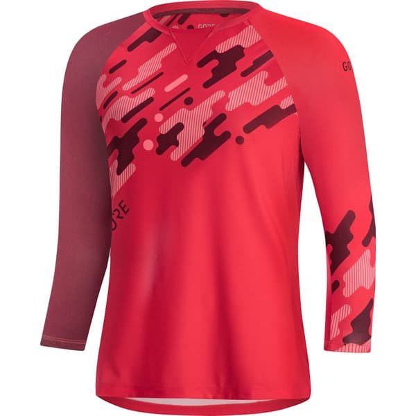 Gore® Wear Langærmet Enduro Trøje C5 Trail Rød L Kvinde