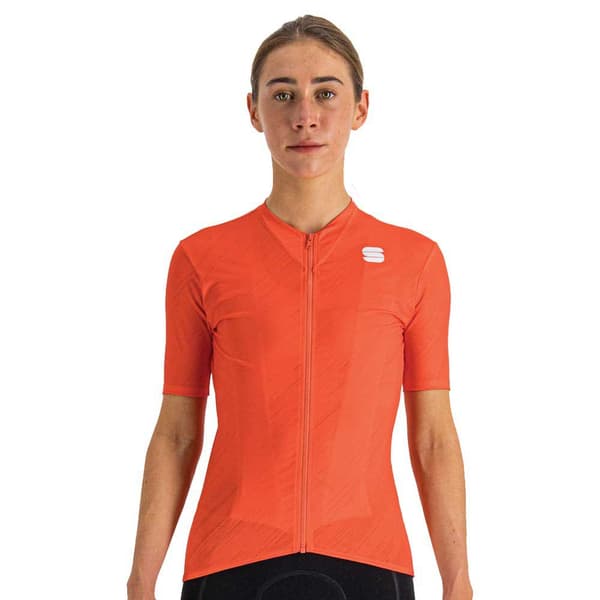 Sportful Kortærmet Jersey Flare Orange XS Kvinde