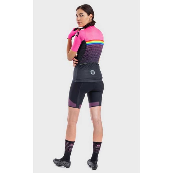 Ale Kortærmet Jersey Pr-s Bridge Sort,Rosa XS Kvinde