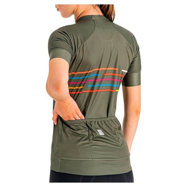 Sportful Kortærmet Jersey Velodrome Rød XS Kvinde