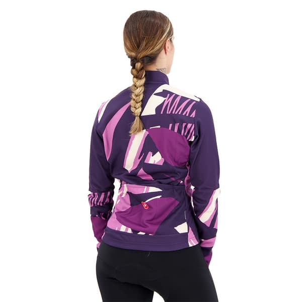 Castelli Långärmad Tröja Tropicale Lila M Kvinna