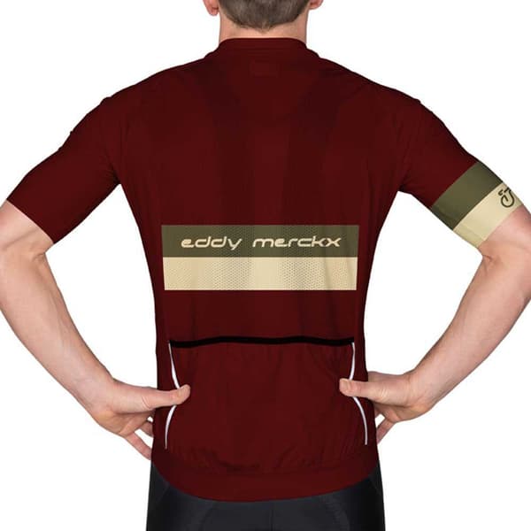 Eddy Merckx Kortærmet Trøje Performance Rød L Mand