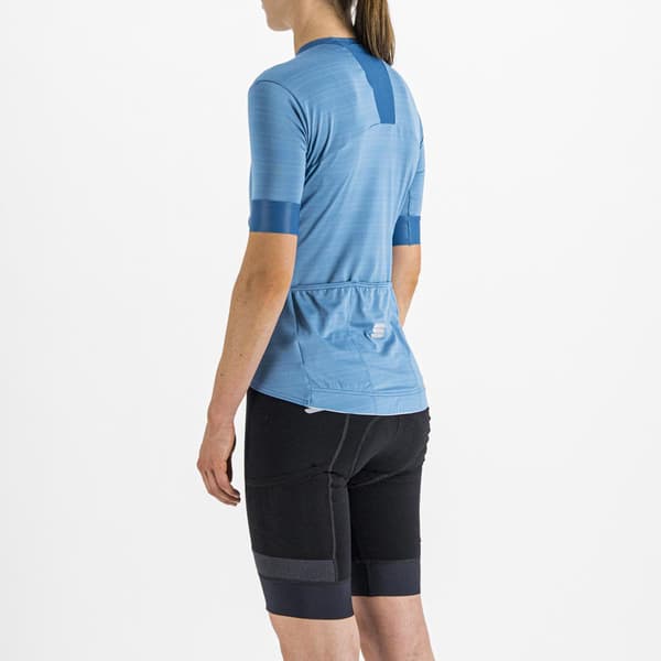 Sportful Kortærmet Jersey Kelly Blå XS Kvinde