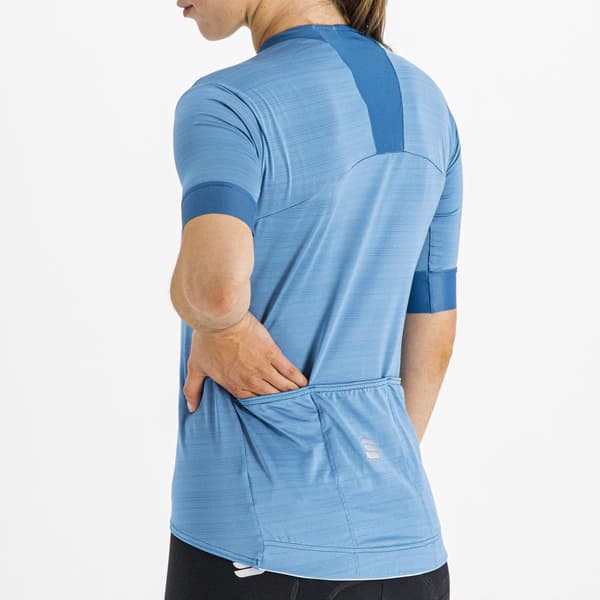 Sportful Kortærmet Jersey Kelly Blå XS Kvinde