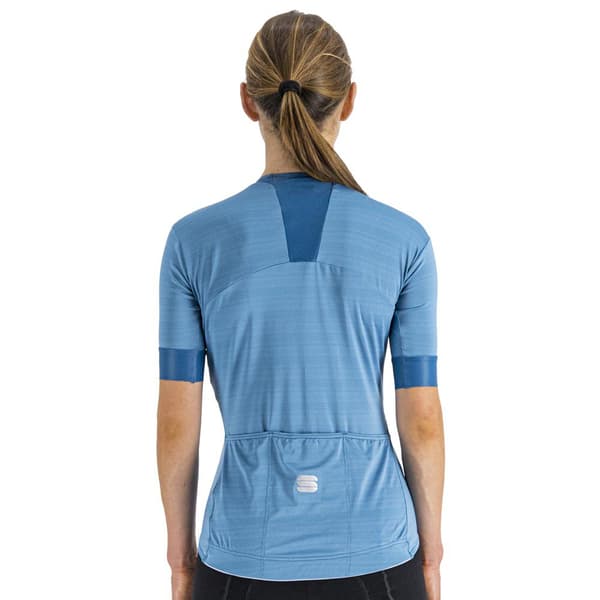 Sportful Kortærmet Jersey Kelly Blå XS Kvinde
