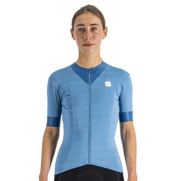 Sportful Kortærmet Jersey Kelly Blå XS Kvinde