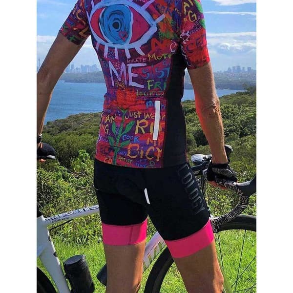 Cycology Lyhythihainen Jersey See Me Punainen L Nainen