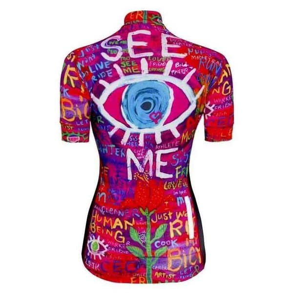 Cycology Lyhythihainen Jersey See Me Punainen L Nainen