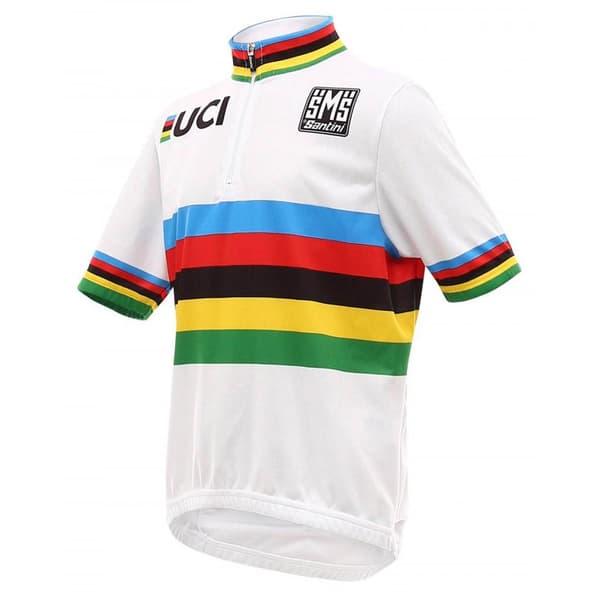 Santini Jersey Uci World Champion Monivärinen 11 Years Poika
