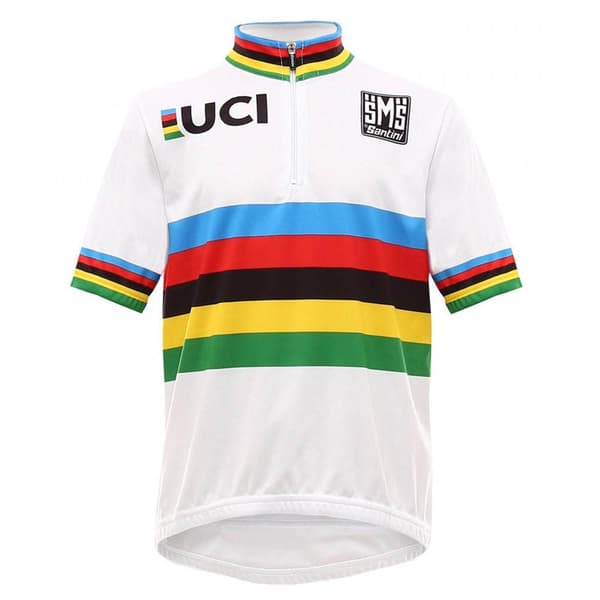Santini Jersey Uci World Champion Monivärinen 11 Years Poika
