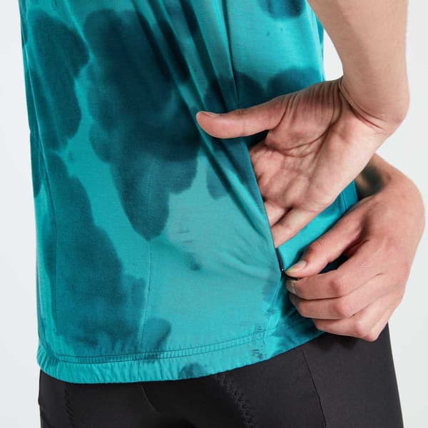 Specialized Outlet Lyhythihainen Jersey Adv Garment Wash Sininen L Mies