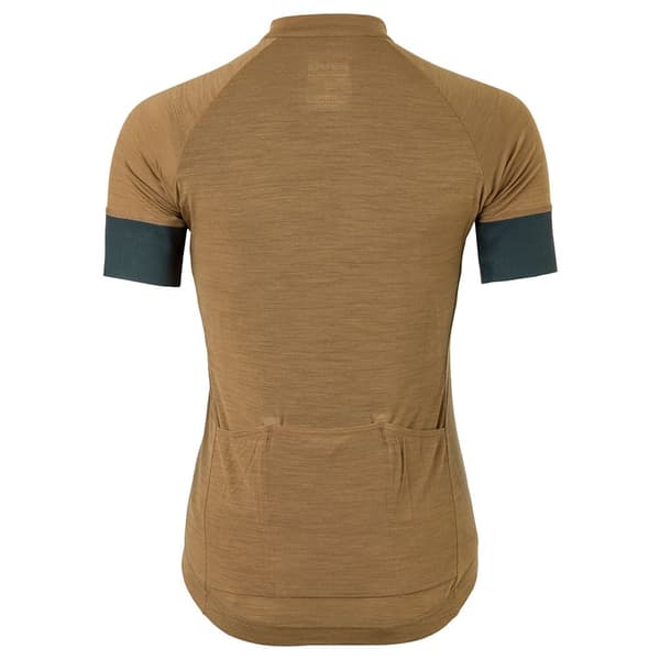 Agu Solid Merino Ii Six6 Kortærmet Trøje Brun S Kvinde