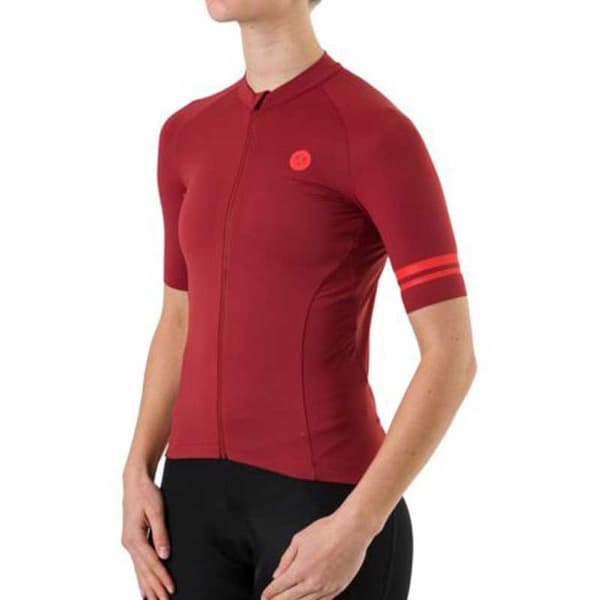 Agu Solid Ii Trend Korta ärmar Cykeltröja Röd XS Kvinna