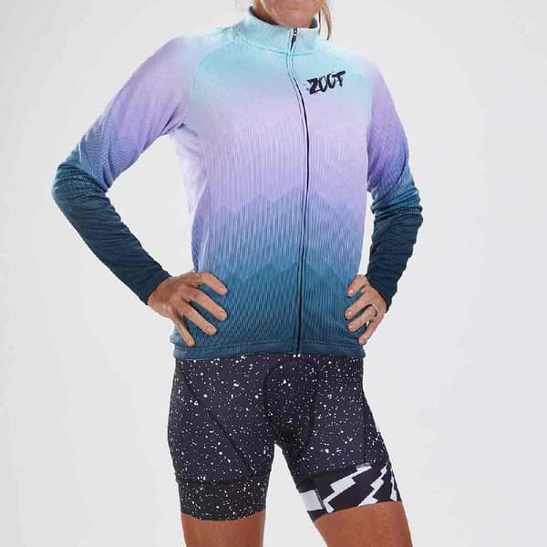 Zoot Pitkähihainen Jersey Ltd Cycle Thermo Punainen,Oranssi S Nainen