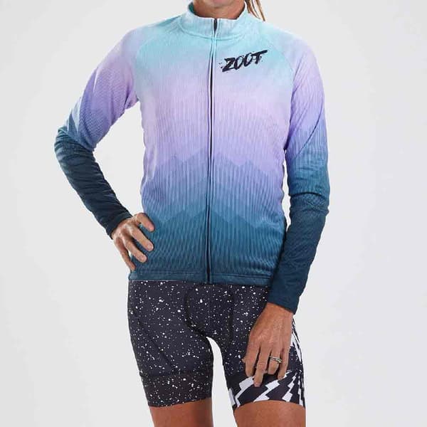Zoot Pitkähihainen Jersey Ltd Cycle Thermo Punainen,Oranssi S Nainen