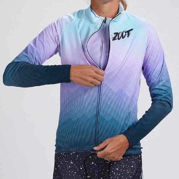 Zoot Pitkähihainen Jersey Ltd Cycle Thermo Punainen,Oranssi S Nainen