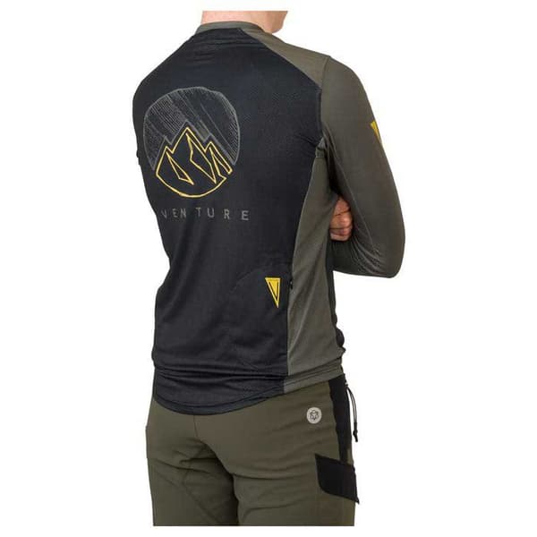 Agu Venture Mtb Pitkähihainen Trikoo Vihreä M Mies