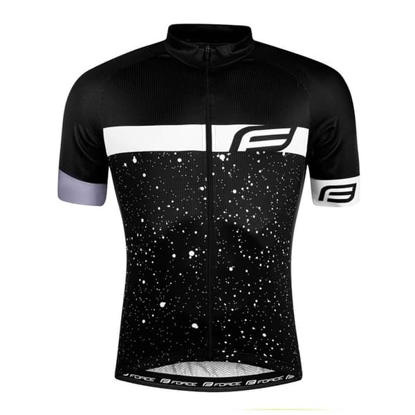 Force Lyhythihainen Jersey Spray Musta XL Mies