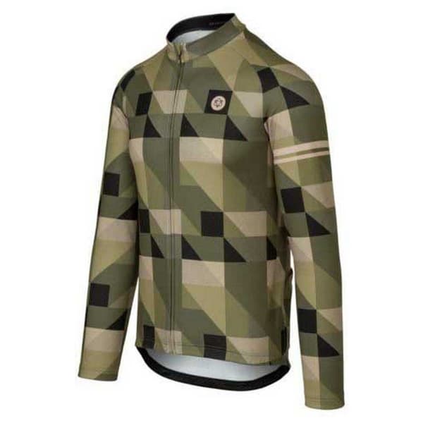 Agu Triangle Stripe Essential Pitkähihainen Trikoo Vihreä M Mies