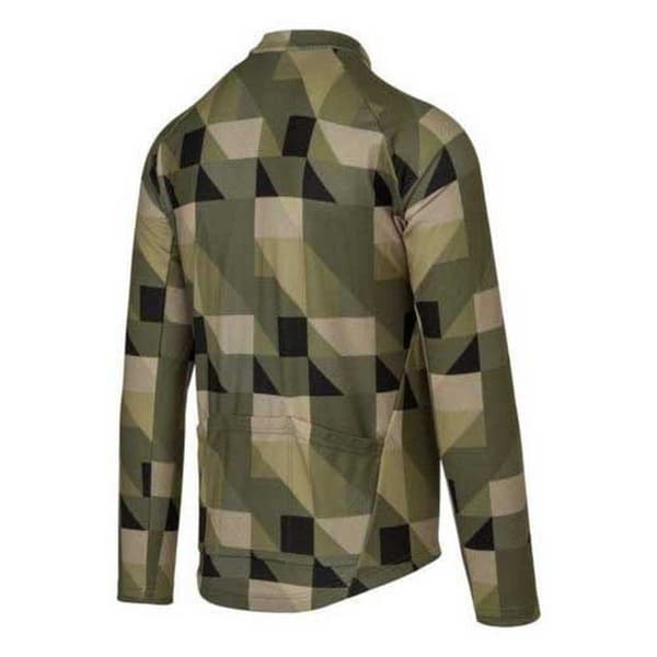 Agu Triangle Stripe Essential Pitkähihainen Trikoo Vihreä M Mies