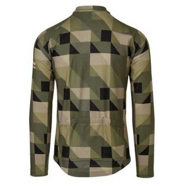 Agu Triangle Stripe Essential Pitkähihainen Trikoo Vihreä M Mies