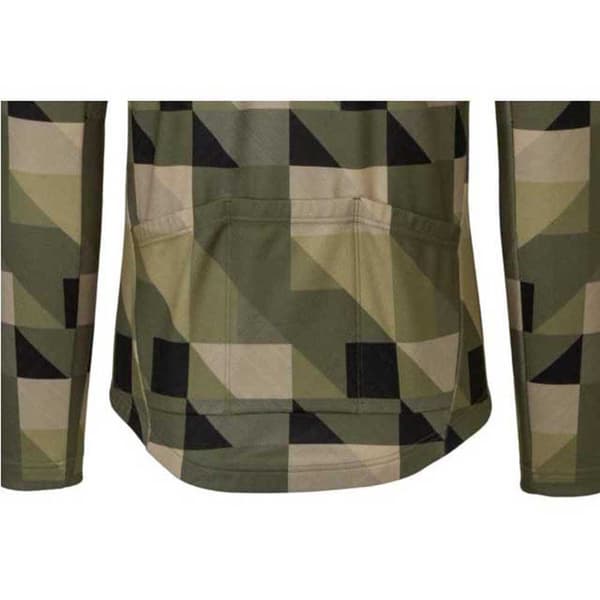 Agu Triangle Stripe Essential Langærmet Trøje Grøn L Mand